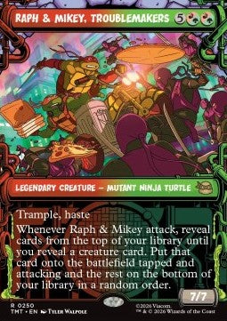 Raph & Mikey, Troublemakers - Teenage Mutant Ninja Turtles: Extras (Rare) [XTMT-250] Imagen principal del producto