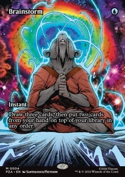 Brainstorm - Teenage Mutant Ninja Turtles: Source Material Cards (Mythic) [PZA-4] Hauptbild