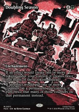 Doubling Season - Teenage Mutant Ninja Turtles: Source Material Cards (Mythic) [PZA-11] Immagine principale del prodotto