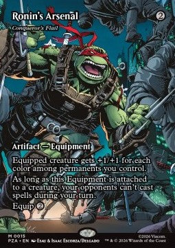 Conqueror's Flail - Teenage Mutant Ninja Turtles: Source Material Cards (Mythic) [PZA-15] Immagine principale del prodotto