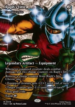Umezawa's Jitte - Teenage Mutant Ninja Turtles: Source Material Cards (Mythic) [PZA-19] Immagine principale del prodotto