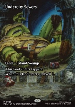 Undercity Sewers - Teenage Mutant Ninja Turtles: Source Material Cards (Mythic) [PZA-20] Image principale du produit