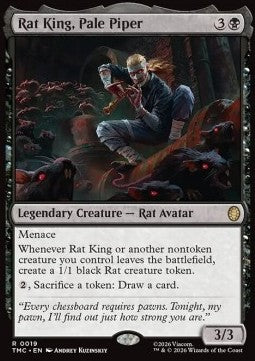 Rat King, Pale Piper - Commander: Teenage Mutant Ninja Turtles (Rare) [TMC-19] Hauptbild