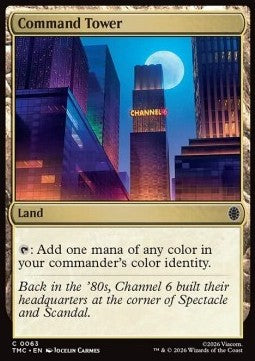 Command Tower - Commander: Teenage Mutant Ninja Turtles (Common) [TMC-63] Hauptbild