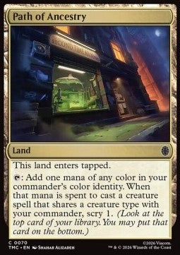 Path of Ancestry - Commander: Teenage Mutant Ninja Turtles (Common) [TMC-70] Hauptbild