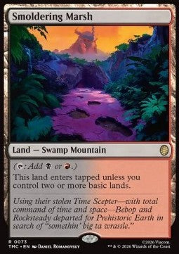 Smoldering Marsh - Commander: Teenage Mutant Ninja Turtles (Rare) [TMC-73] Hauptbild