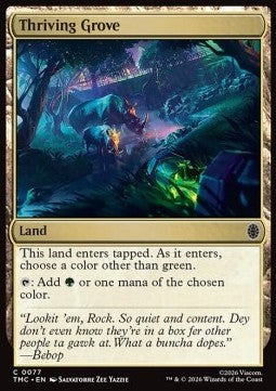 Thriving Grove - Commander: Teenage Mutant Ninja Turtles (Common) [TMC-77] Hauptbild