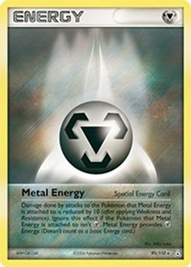Pokémon-kaart Metal Energy 95/110 Rare uit de set EX Holon Phantoms Image principale du produit
