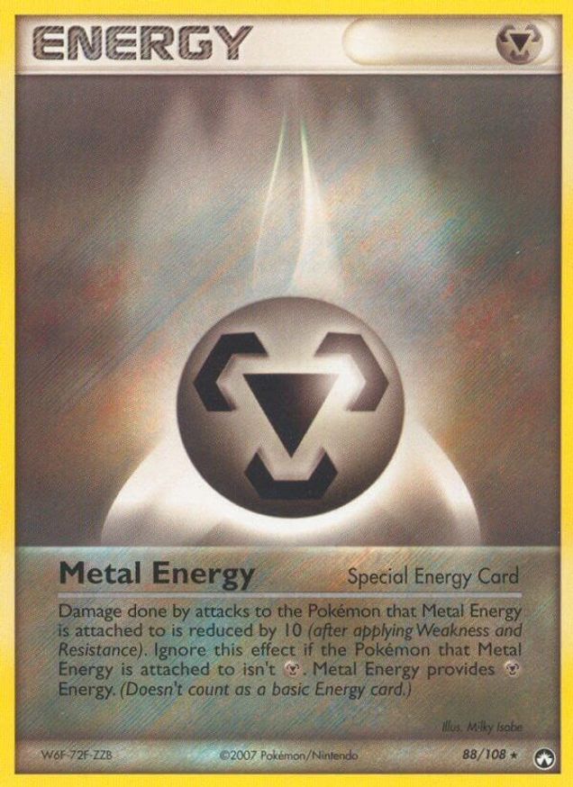 Pokémon-kaart Metal Energy 88/108 Rare uit de set EX Power Keepers Imagen principal del producto