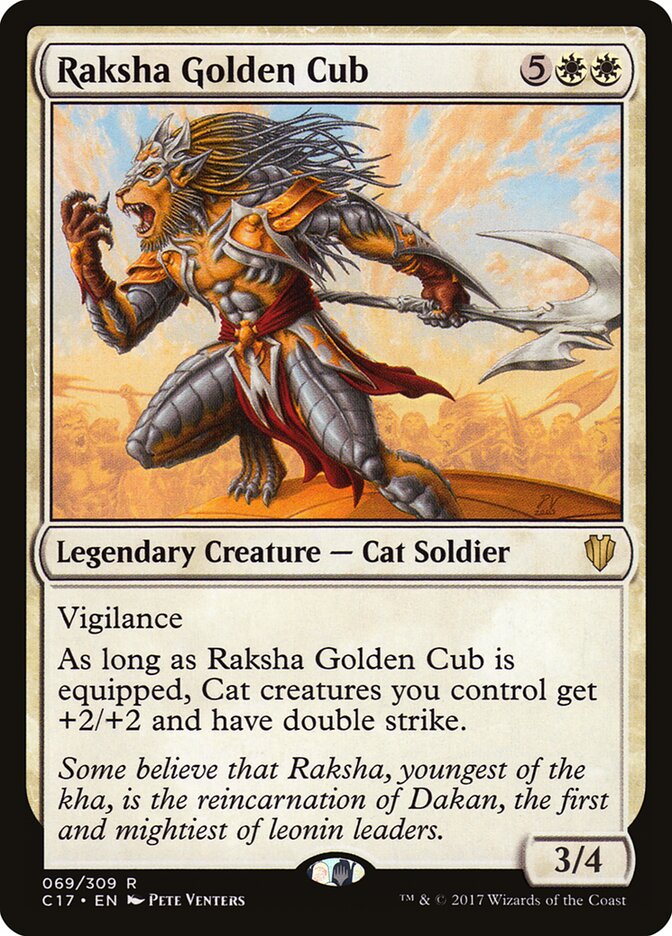 Raksha Golden Cub - Commander 2017 (Rare) [C17-69] Main image