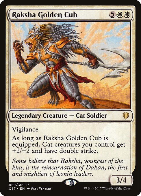 Raksha Golden Cub – Commander 2017 (C17-69) Magic: The Gathering card