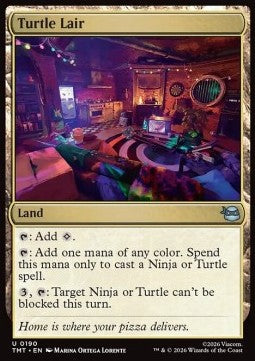 Turtle Lair - Teenage Mutant Ninja Turtles (Uncommon) [TMT-190] Imagen principal del producto