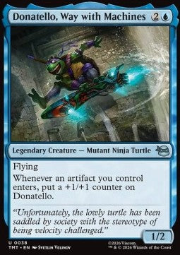 Donatello, Way with Machines - Teenage Mutant Ninja Turtles (Uncommon) [TMT-38] Imagen principal del producto