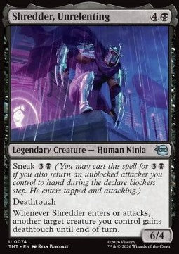 Shredder, Unrelenting - Teenage Mutant Ninja Turtles (Uncommon) [TMT-74] Imagen principal del producto
