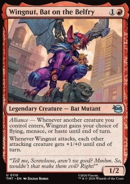 Wingnut, Bat on the Belfry - Teenage Mutant Ninja Turtles (Uncommon) [TMT-110] Immagine principale del prodotto