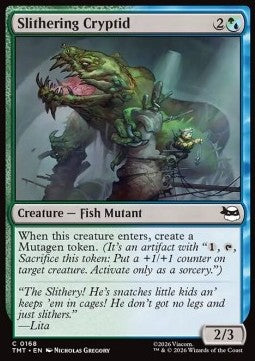 Slithering Cryptid - Teenage Mutant Ninja Turtles (Common) [TMT-168] Imagen principal del producto
