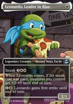 Leonardo, Leader in Blue - Teenage Mutant Ninja Turtles: Extras (Uncommon) [XTMT-196] Imagen principal del producto