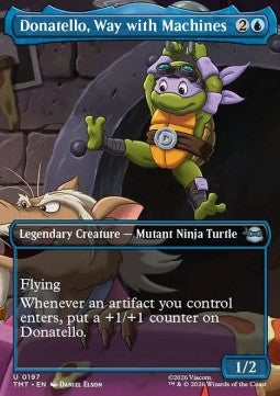 Donatello, Way with Machines - Teenage Mutant Ninja Turtles: Extras (Uncommon) [XTMT-197] Imagen principal del producto