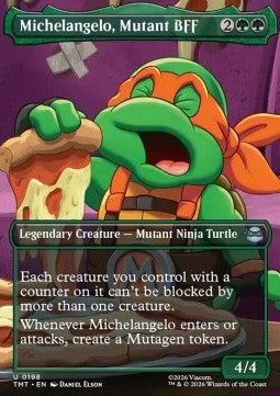 Michelangelo, Mutant BFF - Teenage Mutant Ninja Turtles: Extras (Uncommon) [XTMT-198] Image principale du produit