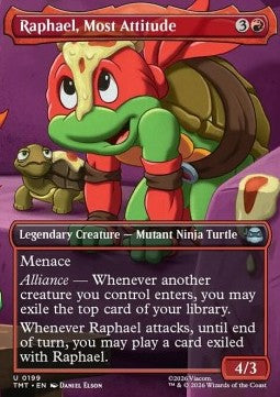 Raphael, Most Attitude - Teenage Mutant Ninja Turtles: Extras (Uncommon) [XTMT-199] Imagen principal del producto