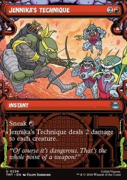 Jennika's Technique - Teenage Mutant Ninja Turtles: Extras (Uncommon) [XTMT-236] Imagen principal del producto