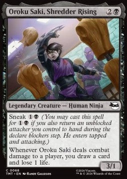 Oroku Saki, Shredder Rising - Teenage Mutant Ninja Turtles (Common) [TMT-68] Imagen principal del producto