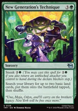 New Generation's Technique - Teenage Mutant Ninja Turtles (Uncommon) [TMT-126] Image principale du produit