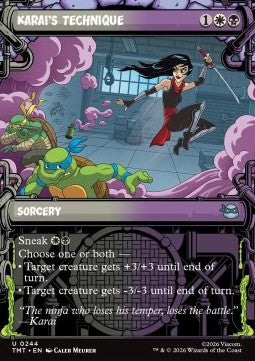 Karai's Technique - Teenage Mutant Ninja Turtles: Extras (Uncommon) [XTMT-244] Immagine principale del prodotto