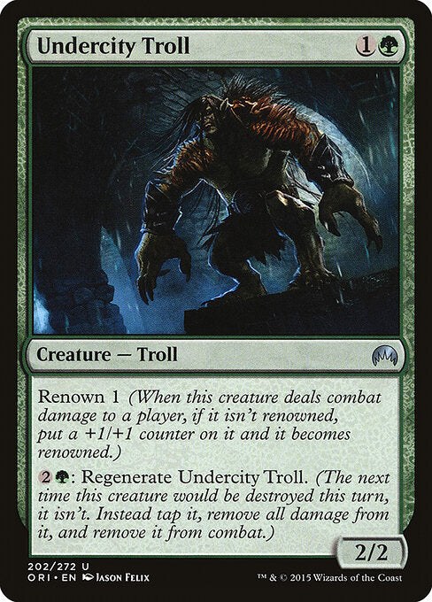 Undercity Troll – Magic Origins (ORI-202) Magic: The Gathering card | LC-REM-20260804-15909420171596-873d901f-1425-4a0e-a820-015dcf4803f6
