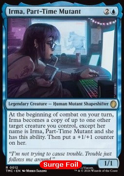 Irma, Part-Time Mutant - Commander: Teenage Mutant Ninja Turtles: Extras (Rare) [XTMC-12] Main image