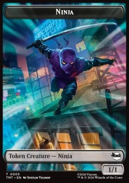 Ninja Token (B 1/1) // Food Token - Teenage Mutant Ninja Turtles: Tokens (Token) [TTMT-T 5/8] Main image