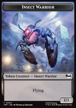 Insect Warrior Token (B 1/1) // Food Token - Teenage Mutant Ninja Turtles: Tokens (Token) [TTMT-T 4/8] Image principale du produit