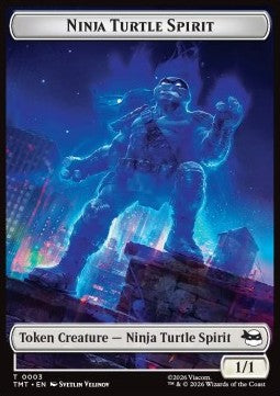 Ninja Turtle Spirit Token (W 1/1) // Food Token - Teenage Mutant Ninja Turtles: Tokens (Token) [TTMT-T 3/8] Image principale du produit
