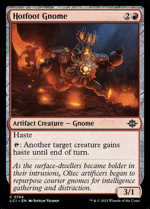 Hotfoot Gnome – The Lost Caverns of Ixalan (LCI-154) Magic: The Gathering card
