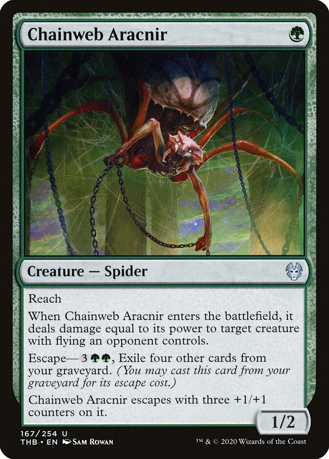 Chainweb Aracnir - Theros Beyond Death (Uncommon) [THB-167]