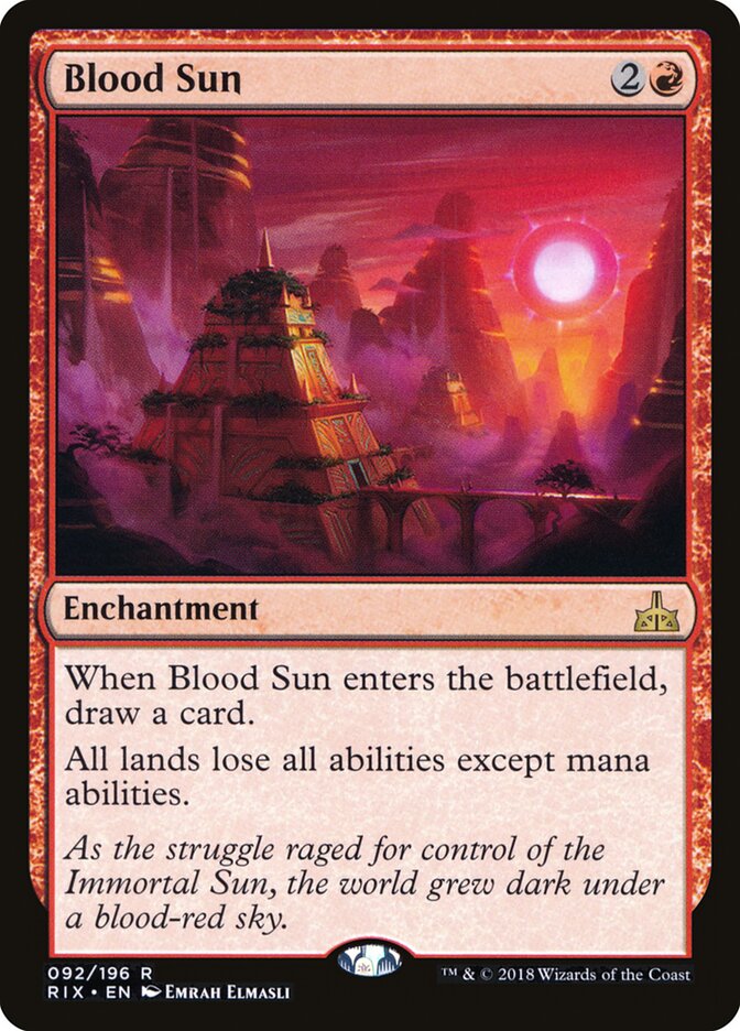 Blood Sun - Rivals of Ixalan (Rare) [RIX-92] Imagen principal del producto