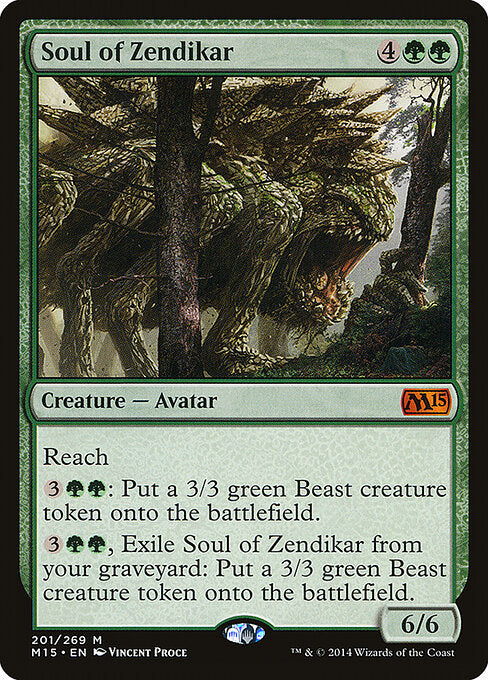 Soul of Zendikar – Magic 2015 (M15-201) Magic: The Gathering card Hauptbild
