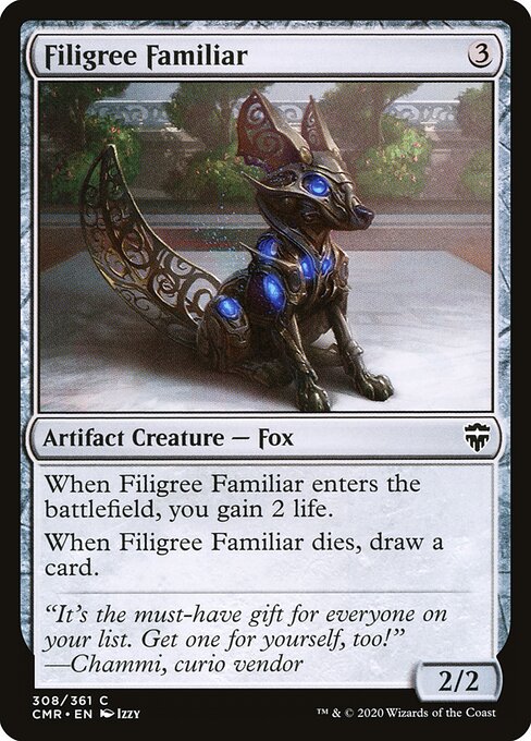 Filigree Familiar – Commander Legends (CMR-308) Magic: The Gathering card