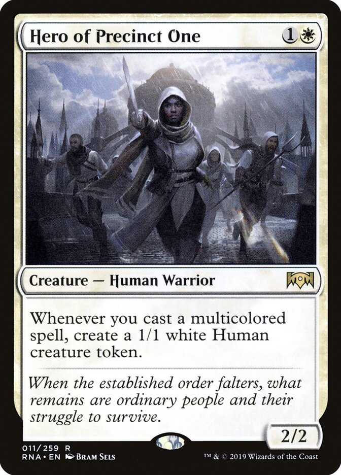 Magic-kaart Hero of Precinct One RNA-11 uit Ravnica Allegiance (Rare)