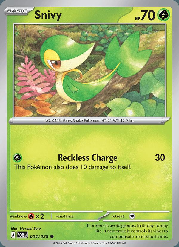 Snivy - Perfect Order (Common) [POR-004] Hauptbild
