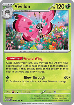 Vivillon - Perfect Order (Uncommon) [POR-009] Hauptbild