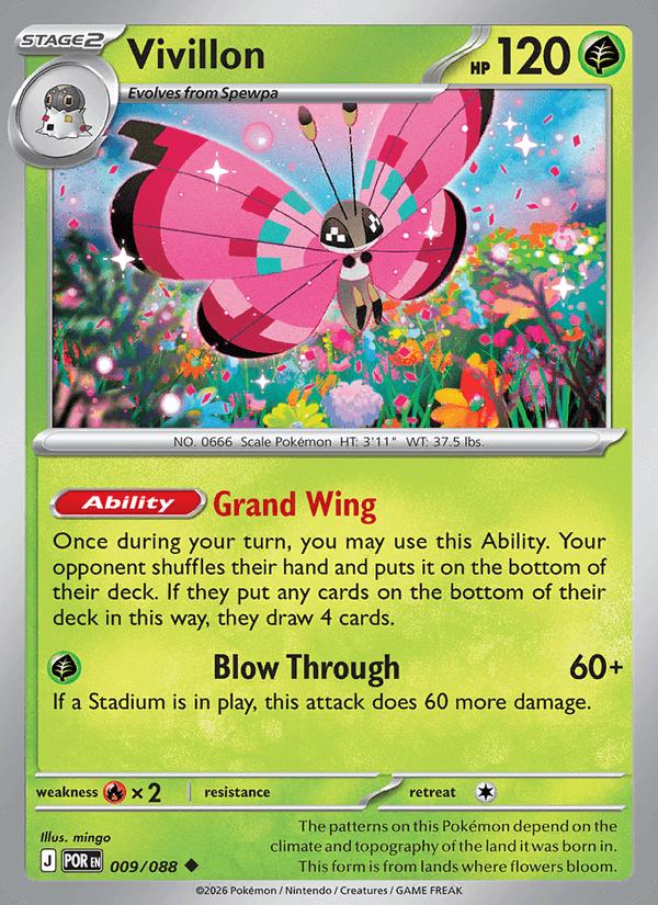 Vivillon - Perfect Order (Uncommon) [POR-009] Immagine principale del prodotto