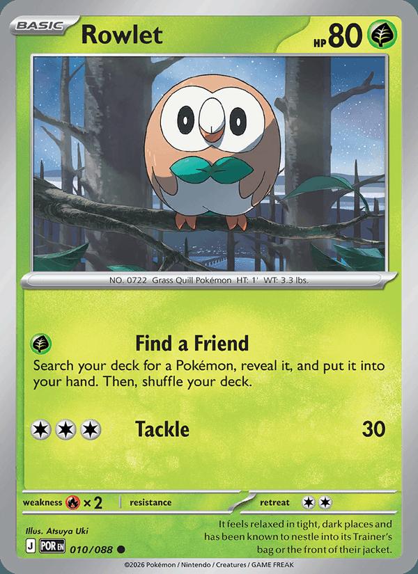 Rowlet - Perfect Order (Common) [POR-010] Hoofdafbeelding