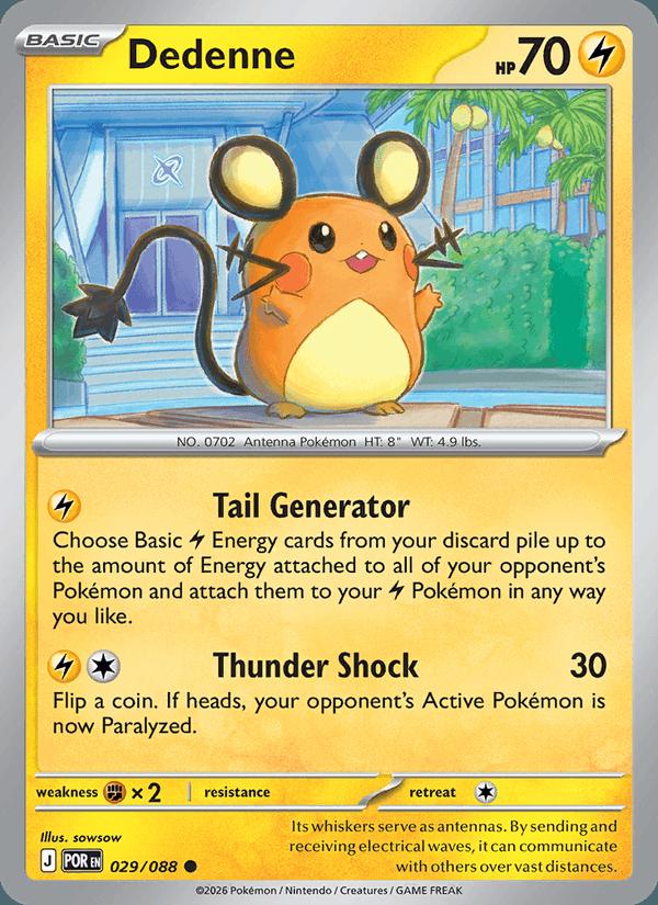 Dedenne - Perfect Order (Common) [POR-029] Hoofdafbeelding