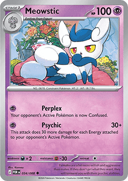 Meowstic - Perfect Order (Uncommon) [POR-034] Imagen principal del producto