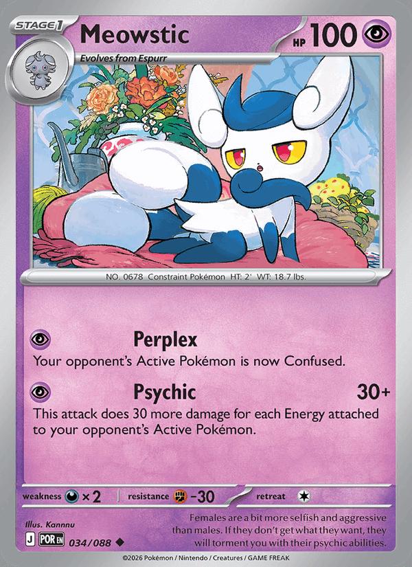 Meowstic - Perfect Order (Uncommon) [POR-034] Hoofdafbeelding