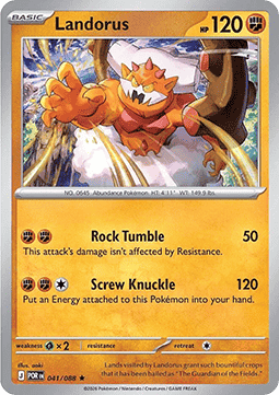 Landorus - Perfect Order (Rare) [POR-041]
