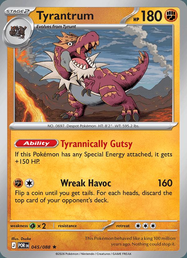 Tyrantrum - Perfect Order (Rare) [POR-045] Image principale du produit