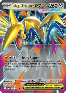 Mega Skarmory ex - Perfect Order (Double Rare) [POR-055] Hauptbild