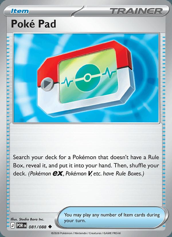 Poké Pad - Perfect Order (Uncommon) [POR-081] Hoofdafbeelding